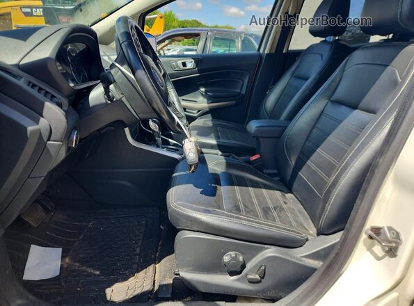 MAJ6S3KL9KC281798 2019 FORD ECOSPORT Белый Вид салона спереди