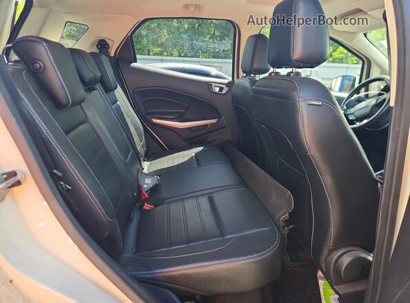 MAJ6S3KL9KC281798 2019 FORD ECOSPORT Белый Вид задней части салона