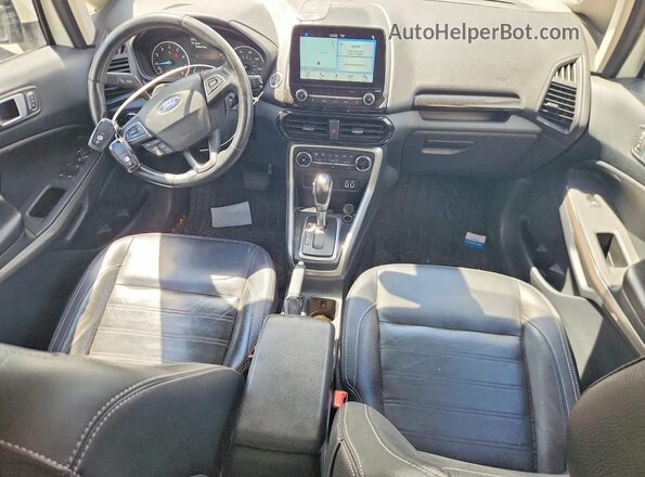 MAJ6S3KL9KC281798 2019 FORD ECOSPORT Белый Вид панели приборов