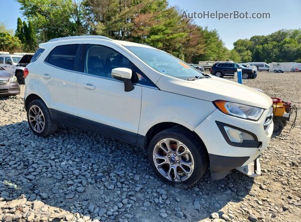 MAJ6S3KL9KC281977 2019 FORD ECOSPORT White Front right
