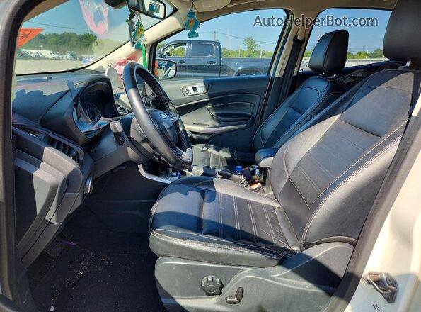 MAJ6S3KL9KC281977 2019 FORD ECOSPORT White Front interior view