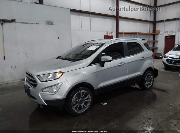 MAJ6S3KL9KC283230 2019 FORD ECOSPORT Silver Vista tres cuartos delantera izquierda