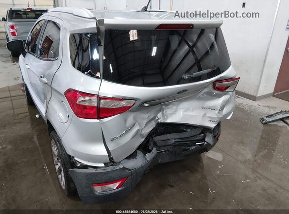 MAJ6S3KL9KC283230 2019 FORD ECOSPORT Silver 