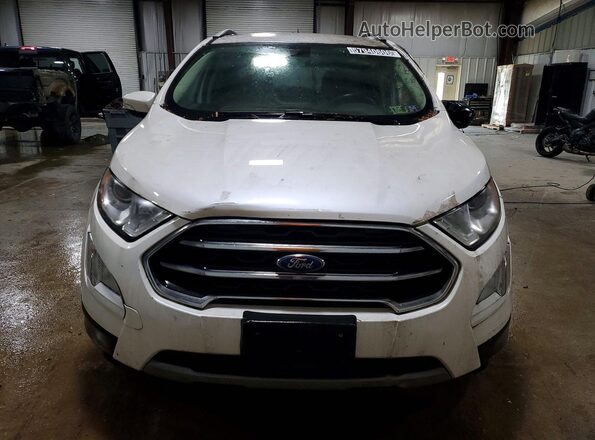 MAJ6S3KL9KC310264 2019 FORD ECOSPORT Белый Вид спереди