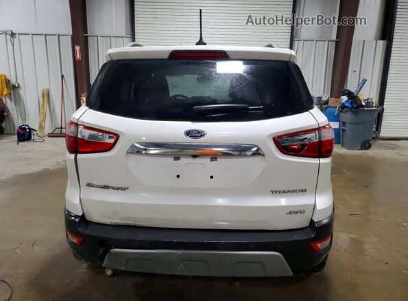 MAJ6S3KL9KC310264 2019 FORD ECOSPORT Белый Вид сзади