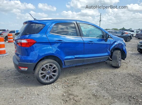 MAJ6S3KL9LC333657 2020 FORD ECOSPORT Синий Задняя правая четверть
