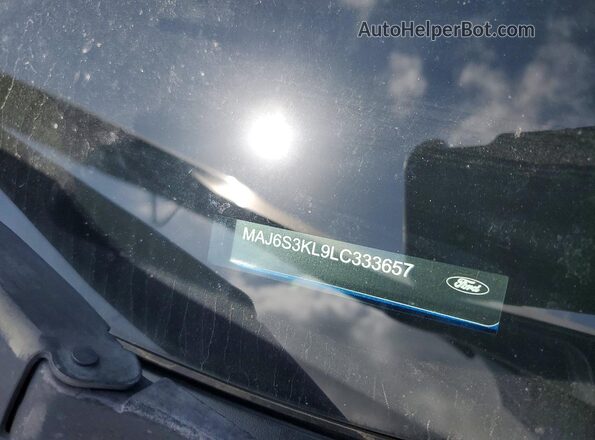 MAJ6S3KL9LC333657 2020 FORD ECOSPORT Синий Вид подкапотного пространства