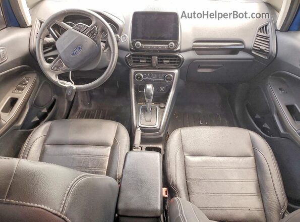 MAJ6S3KL9LC333657 2020 FORD ECOSPORT Синий Вид панели приборов