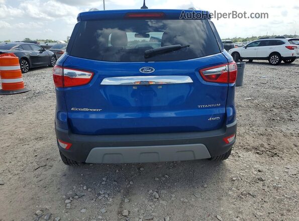 MAJ6S3KL9LC333657 2020 FORD ECOSPORT Синий Вид сзади