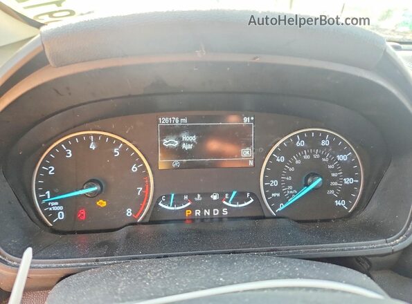 MAJ6S3KL9MC399644 2021 FORD ECOSPORT Белый Вид щитка приборов