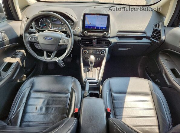 MAJ6S3KLXLC392670 2020 FORD ECOSPORT Черный Вид панели приборов