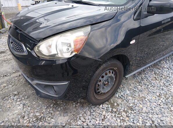 ML32A3HJ0HH000245 2017 MITSUBISHI MIRAGE Black Դիմացի տեսք