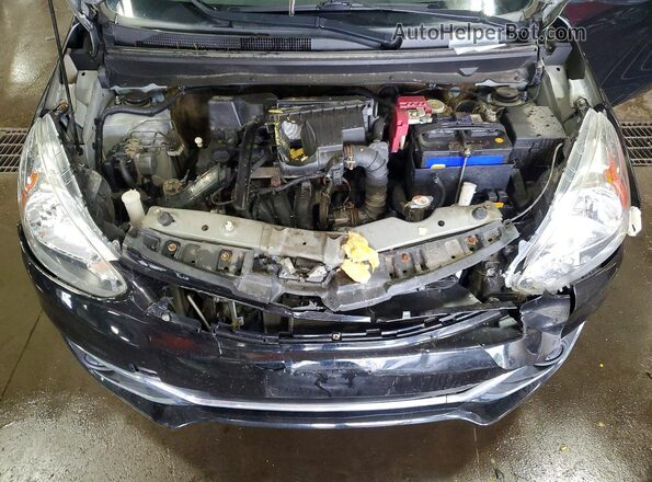 ML32A3HJ0HH009205 2017 MITSUBISHI MIRAGE Black Vista del compartimento del motor