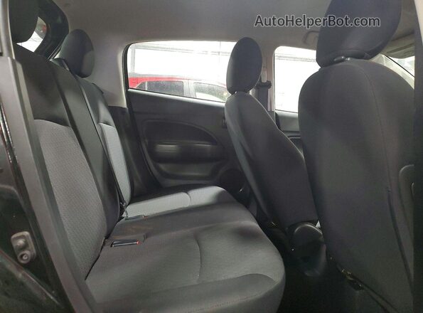 ML32A3HJ0HH009205 2017 MITSUBISHI MIRAGE Black Vista interior trasera