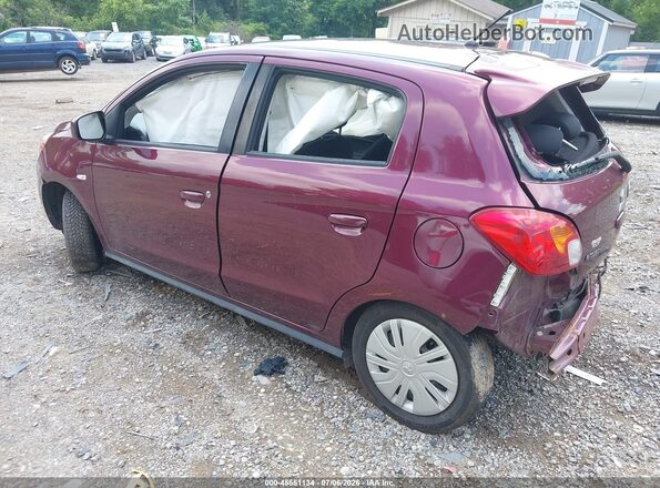 ML32A3HJ0HH016199 2017 MITSUBISHI MIRAGE Purple უკანა მარცხენა