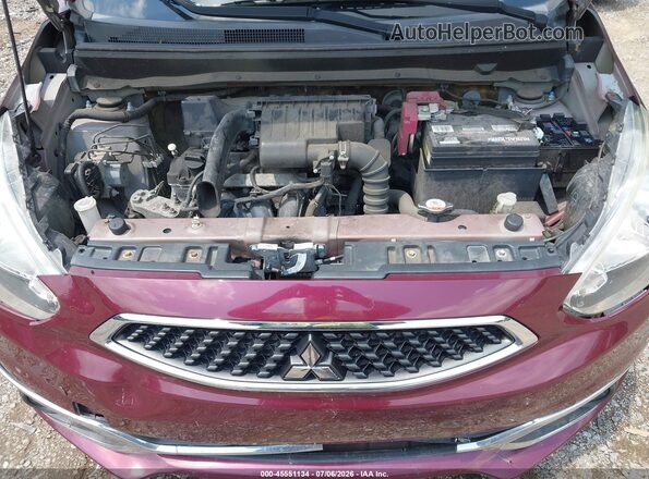 ML32A3HJ0HH016199 2017 MITSUBISHI MIRAGE Purple უკანა ხედი