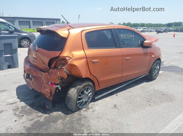 ML32A3HJ0HH019555 2017 MITSUBISHI MIRAGE Orange უკანა მარჯვენა