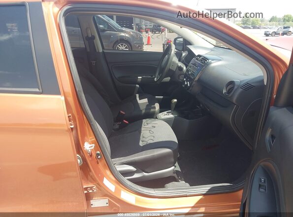 ML32A3HJ0HH019555 2017 MITSUBISHI MIRAGE Orange წინა სალონის ხედი