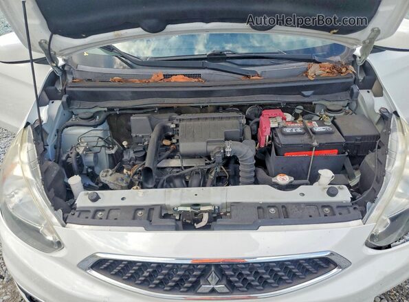 ML32A3HJ0KH006473 2019 MITSUBISHI MIRAGE White Widok wnętrza z tyłu