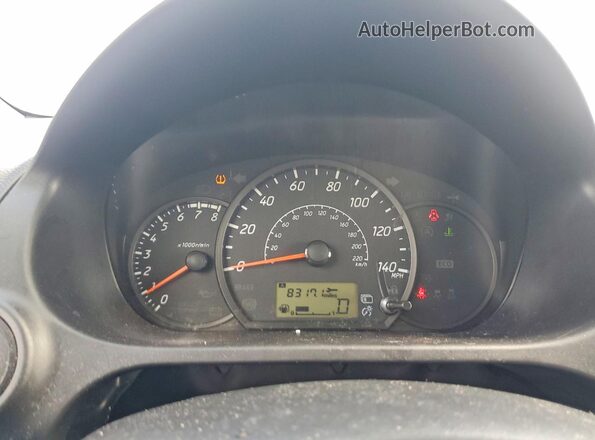 ML32A3HJ0KH006473 2019 MITSUBISHI MIRAGE White Widok zestawu wskaźników