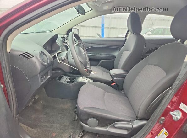ML32A3HJ0LH007625 2020 MITSUBISHI MIRAGE Red Front interior view