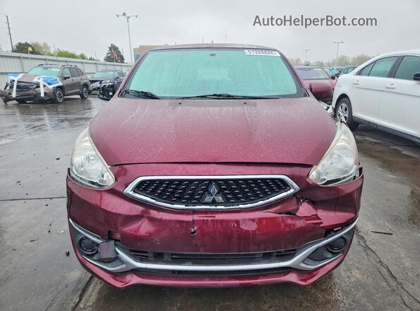 ML32A3HJ0LH007625 2020 MITSUBISHI MIRAGE Red Front view