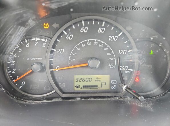 ML32A3HJ0LH007625 2020 MITSUBISHI MIRAGE Red Instrument cluster view