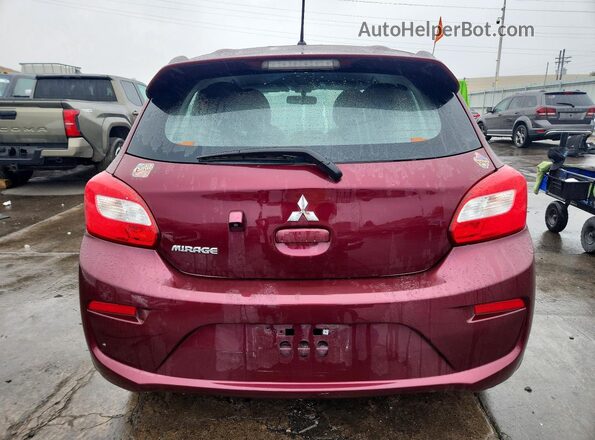 ML32A3HJ0LH007625 2020 MITSUBISHI MIRAGE Red Rear view
