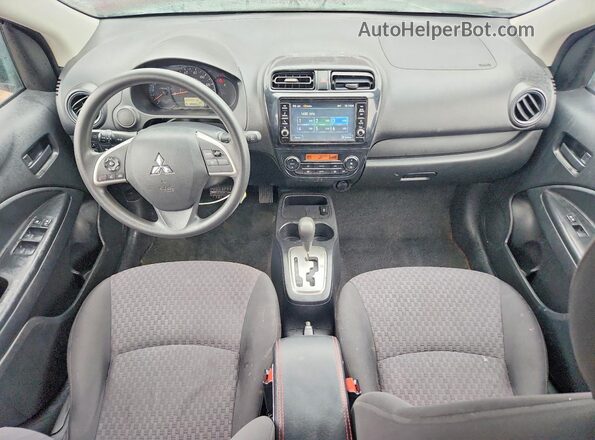 ML32A3HJ0LH007625 2020 MITSUBISHI MIRAGE Red Dashboard view