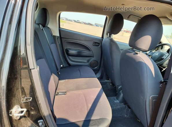 ML32A3HJ1HH008077 2017 MITSUBISHI MIRAGE Black Rear seats view