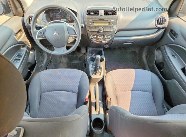 ML32A3HJ1HH008077 2017 MITSUBISHI MIRAGE Black Dashboard view