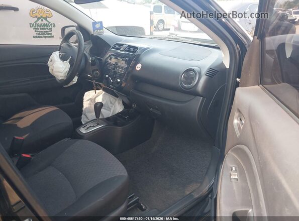ML32A3HJ1HH018835 2017 MITSUBISHI MIRAGE Black წინა სალონის ხედი