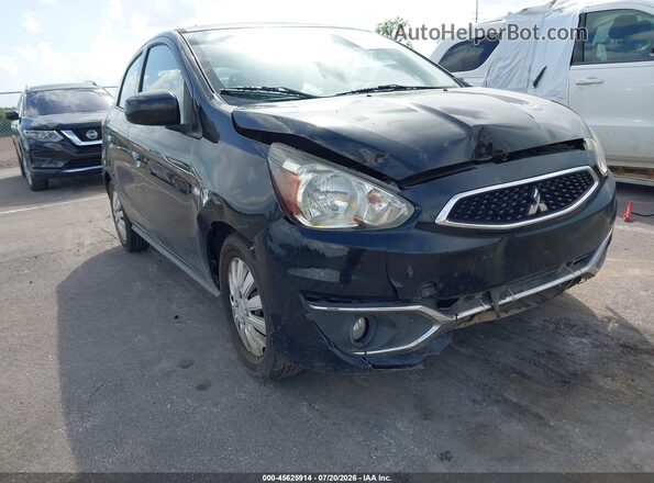 ML32A3HJ1JH002690 2018 MITSUBISHI MIRAGE Black Widok zestawu wskaźników