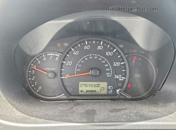 ML32A3HJ2JH001242 2018 MITSUBISHI MIRAGE White Instrument cluster view