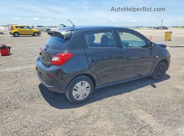 ML32A3HJ2KH001274 2019 MITSUBISHI MIRAGE Black Tył prawy