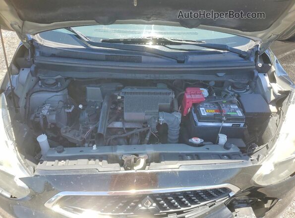 ML32A3HJ2KH001274 2019 MITSUBISHI MIRAGE Black Widok wnętrza z tyłu