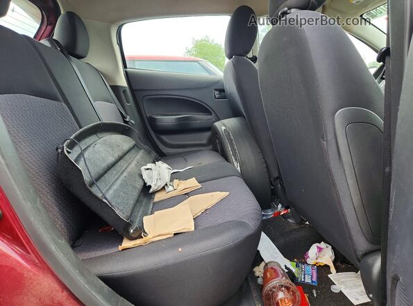 ML32A3HJ2KH012467 2019 MITSUBISHI MIRAGE Purple Widok tylnych siedzeń