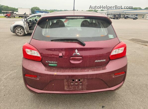 ML32A3HJ2KH012467 2019 MITSUBISHI MIRAGE Purple Widok z tyłu