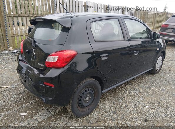 ML32A3HJ2KH015594 2019 MITSUBISHI MIRAGE Black Tył prawy