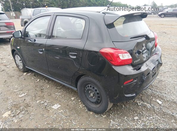ML32A3HJ2KH015594 2019 MITSUBISHI MIRAGE Black Tył lewy