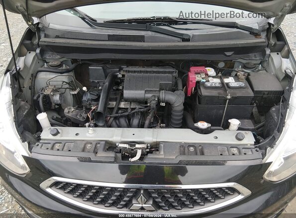 ML32A3HJ2KH015594 2019 MITSUBISHI MIRAGE Black Widok z tyłu