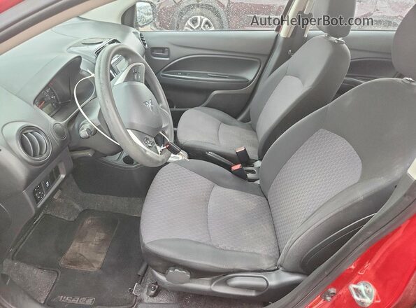 ML32A3HJ2LH003477 2020 MITSUBISHI MIRAGE Red Widok wnętrza z przodu