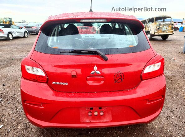 ML32A3HJ2LH003477 2020 MITSUBISHI MIRAGE Red Widok z tyłu