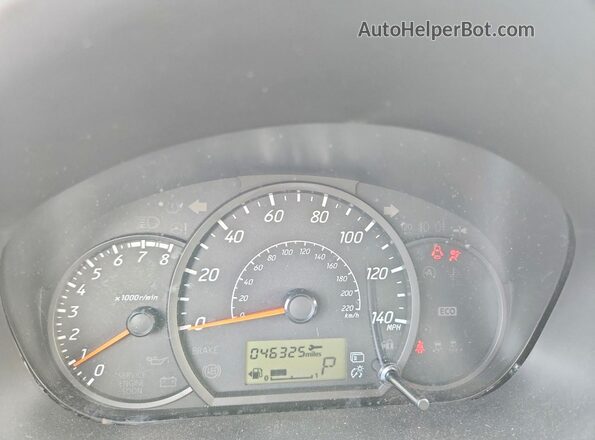 ML32A3HJ2LH004368 2020 MITSUBISHI MIRAGE Gray ხელსაწყოთა პანელის ხედი