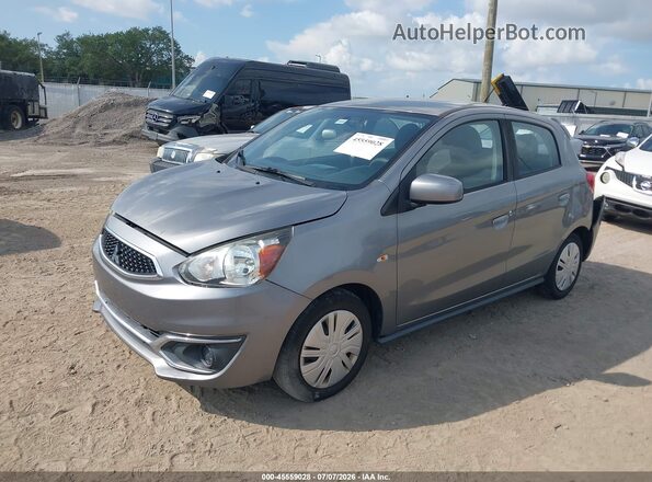 ML32A3HJ2LH007772 2020 MITSUBISHI MIRAGE Gray წინა მარცხენა ხედი სამი მეოთხედიდან