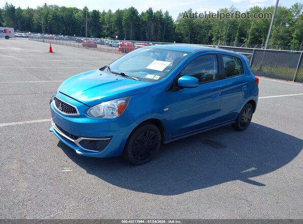 ML32A3HJ2LH009697 2020 MITSUBISHI MIRAGE Синий Передняя левая четверть