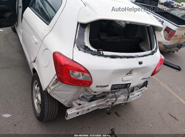 ML32A3HJ3HH002667 2017 MITSUBISHI MIRAGE White Vista frontal