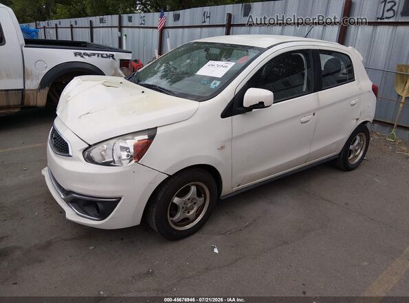 ML32A3HJ3HH002667 2017 MITSUBISHI MIRAGE White Vista tres cuartos delantera izquierda