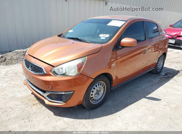 ML32A3HJ3HH002717 2017 MITSUBISHI MIRAGE Оранжевый Передняя левая четверть