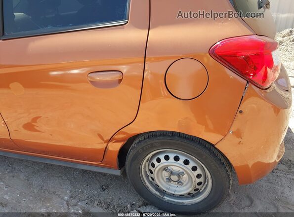 ML32A3HJ3HH002717 2017 MITSUBISHI MIRAGE Оранжевый Вид щитка приборов